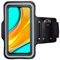 CoverKingz Porta cellulare da corsa per Xiaomi Redmi Note 9 - Porta telefono corsa con tasca portach Redmi Note 9 - Portacellulare per correre Fascia braccio smartphone Nera