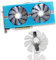 Dotodo CF1015H12D/FDC10U12S9-C Ventola di raffreddamento senza fili, 95 mm, per il raffreddamento di scheda grafica Sapphire NITRO RX 580 RX 570 RX 480 VGA (Ventola bianca, 1 pezzo)