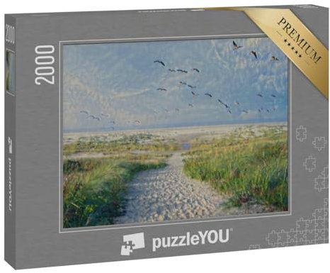 puzzleYOU: Puzzle 2000 Teile „im Kunst-Stil von Claude Monet - Enten - Puzzle-Kollektion Künstler & Gemälde“