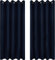 Utopia Bedding Blackout Curtains Grommet Thermal 2 Panels Drapes [Navy, 66 x 72 Inches] Sound Insulated Curtain for Bedroom and Living Room (167x183 cm)