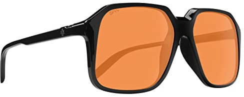 SPY OPTICS - Hot Spot Black - Orange, Sonnenbrille, Large, Unisex Erwachsene
