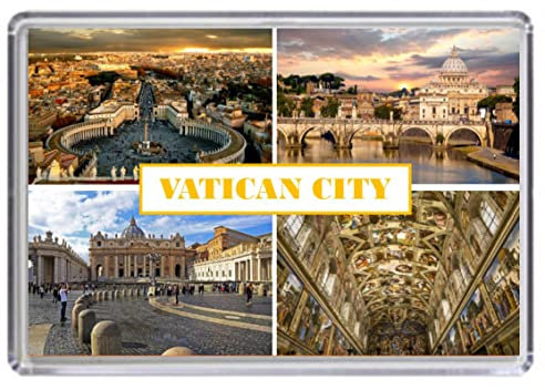 Vatican City Souvenir Acrylic Fridge Magnet (Standard: 70x45mm)