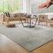 Paco Home Moderner Kuscheliger Wohnzimmer Teppich Kurzflor waschbar flauschig Weich Einfarbig Felloptik zeitlos stilvoll rutschfest pflegeleicht, Grösse:240x340 cm, Farbe:Silber
