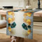 Tischläufer Gold Tischdecke Blau Grün Tischsets Modern Wohnzimmer Tischwäsche Leinen Petrol Gelb Ginkgo Matte Küche Tischläufer für Picknick Hochzeit Herbst Winter Esstisch Dekor 40x140cm