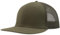YEANIY M, L, XL, XXL Flat Bill Mesh Snapback Trucker Hat, Plain Blank Adjustable Solid Color Baseball Caps, Oliv/Blatt für mich (Leaf It to Me), M/L