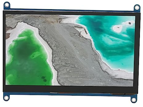 HEEPDD Externes Mobiles Display, Tragbarer, Einfache Montage, 400 Nits, 5-Punkt-kapazitiver Dual-7-Zoll-IPS-Lautsprecher für Fernseher (Bildschirmmodul)