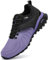 Kricely Traillaufschuhe Herren Laufschuhe Straßenlaufschuhe Sneaker Leicht Wanderschuhe Fitnessschuhe Trekkingschuhe（violett 43.5）