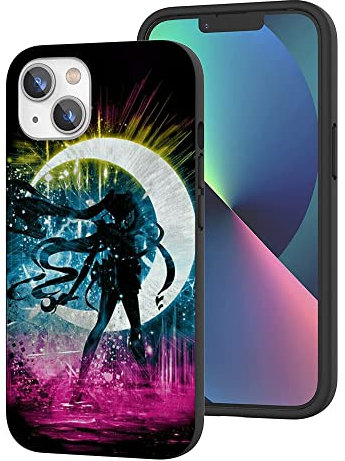 CHENQIAOHU Kompatibel mit iPhone 14 Hülle, Ganzkörperschutz Stoßfeste Schutzhülle Slim Thin Cover (Anime-Sailor-Moon-Magic-11)