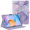 FINTIE Custodia per TECLAST M40 Plus/ P40S/ P25T/ P40HD/ M50 Pro/ P30S/ P25T Tablet 10 Pollici, [Multi-angli] Protettiva Stand Case per Blackview Tab12 Pro, Lilla Marble