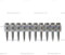 1000x Clous en bande 25mm - pour Hilti GX3/GX100/GX120