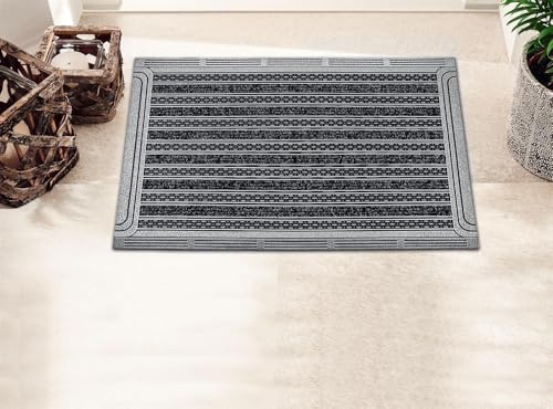 Kettelservice-Metzker Grid Fußabtreter Eingangsmatte für Innen und Aussen I 70 x 46cm