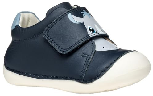 Geox Bébé garçon B TUTIM C Basket, Navy/Lt Sky, 18 EU