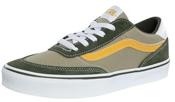 Vans Brooklyn Ls, Sneaker Herren, Farbblock Grün Traubenblatt, 45 EU