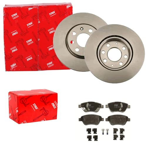 TRW Bremsscheiben 257mm + Beläge vorne | DF4796 + GDB1700 Kompatibel mit Corsa D (S07),Corsa D Kasten/schrägheck (S07)