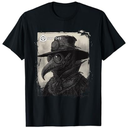 SCP-049 Pestdoktor – SCP Foundation Horror Fan Design T-Shirt