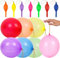 30 Stanzballons, Neonballons, 12 Farben ZufäLlig Sortiert, Perfekt FüR Geburtstagsfeiern, SpielpartyzubehöR, Hochzeiten, Spaß Im Freien Oder Drinnen,Partygeschenke