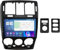 Radio para coche con pantalla táctil Android 12 de 2 Din para HyUn-dai GETZ 2002-2011, navegación GPS por satélite, reproductor multimedia con pantalla táctil de 9 pulgadas, receptor FM BT con Wifi 4