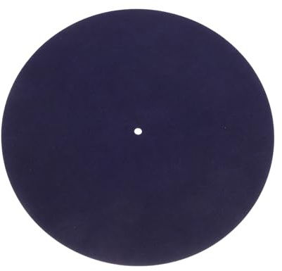 Cabilock Plattentafel Filz Matte Vinyl Rekord Slipmat Platterplattenmatte Turntable Pad Phonographs Flat Matte Für Plattenspieler Marine