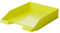 Briefablage klassisch/Basic für Format DIN A4 stapelbar, stabil (Lemon, 2er Set)
