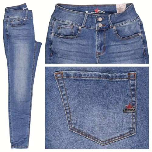 Buena Vista Tummyless Cropped Stretch Denim - XL