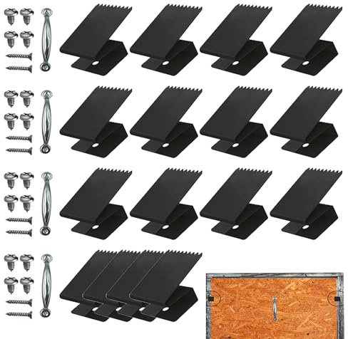 Clips für Fensterbretter – robuste und wiederverwendbare Klemme, Fensterzubehör für Fensterläden | für Handel Haus Hotel Badezimmer Wohnheim Wohnung Küche Schlafzimmer