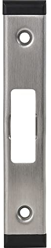 Schließblech f. MFV Secury 2-flg. U-Stulp 24 x 6 x 120 mm Zusatzfalle, Edelstahl