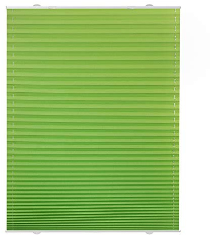 Lichtblick Plissee Blickdicht ohne Bohren Haftfix Grün 80 cm x 130 cm (B x L)