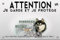 Pets-easy Panneau Attention au chien husky sibérien