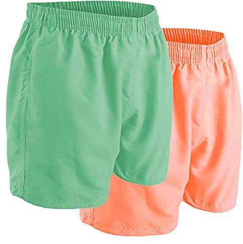 Good Deal Market Stylische Knaben Jungen Badeshorts mit Mesh Einsatz inneliegendem Zugband 2 Farben wählbar Gr. 116-164 Bermudashorts Strandshorts Shorts Badehose Martano (152, je Farbe 1x)