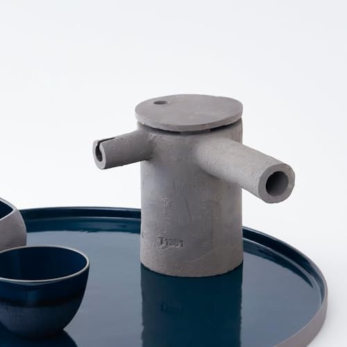 Frédérick Gautier FCK Teekanne aus emailliertem Beton - Ø 10 cm x H 15 cm