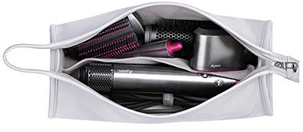 BUBM Travel Storage Bag Compatible with Dyson Airwrap Styler, Shark Flexstyle Air Styling & Drying System, Portable Carrying Case Organizer for Airwrap Styler and Attachments, Silberfarben, 1 Count