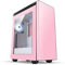 HDYD Caso Rosa di Gioco, Mid-Tower PC Gaming Caso ATX/M-ATX/ITX - I/O Anteriore USB 3.0 Pannelli Laterali Port -Trasparente - 6 Fan di Posizione - Water-Cooling Pronto