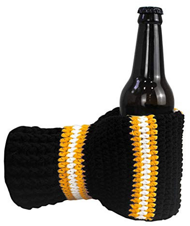 Bierhandschuh-Handschuhe, gestrickt, genäht, Getränke-Halter für weißen Elefant, Gag Geschenk