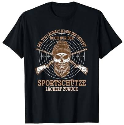 Nur der Sportschütze lächelt zurück Schützenfest T-Shirt