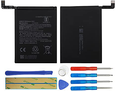 Duotipa Batería de repuesto BN61 compatible con Xiaomi Poco X3 MZB07Z0IN, MZB07Z1IN, MZB07Z2IN, MZB07Z3IN, batería con herramientas