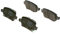 Bosch BP2458 Bremsbeläge - Hinterachse - ECE-R90 Zertifizierung - vier Bremsbeläge pro Set