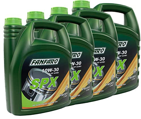 Motoröl Fanfaro 10W30 SPX API SN 4 X 5 Liter