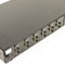 kenable Panneau de brassage fibre optique 12 ports + 6 adaptateurs SC Duplex MM 12 fibres