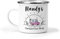 Daytripper Personalised Campervan Mug Indoor Outdoor Enamel Cup Camper Van Gift for Him Her Tea Coffee Dads Mums Birthday Girls Ladies Mens Gifts (Pink)