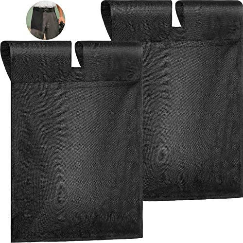 Fabbay Schiedsrichter-Balltasche, Schiedsrichterausrüstung, Baseball-Softball, Schiedsrichtertasche, hochwertiges gewebtes Polyestergewebe, für Baseball, Softball, mit Gürtel, Größe XL, Schwarz, 2