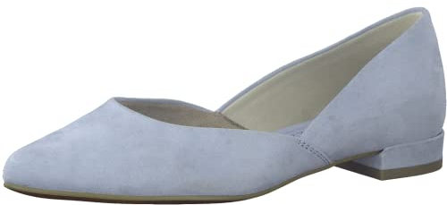 MARCO TOZZI Damen Ballerinas, Blockabsatz, weiches FEEL ME Fußbett, ideal für Business und Freizeit