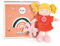 Jolijou - Ma Première Poupée - Mlle Corail - Boite Cadeau - 21 Cm - Avec Doudou Ourson - Bouclettes Blondes à Manipuler - Idée Cadeau de Naissance Fille - JJ6002