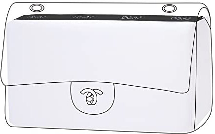 DGAZ Taschen Kissen für Chanel CF Taschen, Luxustasche und Tote Tascheneinsatz, Speicher Schaum Einsatz für Damen Taschen (Weiß, Medium)