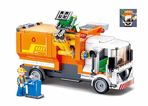 Sluban Klemmbausteine Town-Garbage Truck 326pcs
