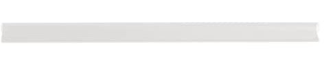 DONAU Universal Klemmschienen / 10 Stück/Klemmschiene DIN A4/ 4mm für circa 40 Blatt/Klemmleiste für Sichtschutzstreifen/Befestigungs-clips/PVC Kunststoff/Transparente