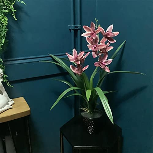 Orchidea artificiale in vaso di lusso