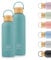 beloove™ Trinkflasche Edelstahl BPA-frei - Doppelwandige Thermosflasche, auslaufsicher, Trinkflasche Kohlensäure geeignet, Kratzfest pulverbeschichtet - 500 ml, 750 ml Wasserflasche Thermosflasche