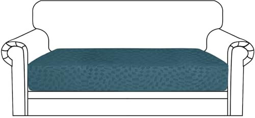 Ystyle Sofa Sitzkissenbezug Stretch, Sofa Sitzbezug, Elastischer Kissenbezüge, Sofa Sitzkissen Sofa Überzug Couch Überzug Schonbezug Sofabezug Sofaschoner (Türkis, 2 Sitzer)