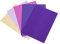 Hilltop 5 x A4 Transferfolie, Textilfolie zum Aufbügeln auf Textilien - perfekt zum Plottern, Folien:Lilac Mix