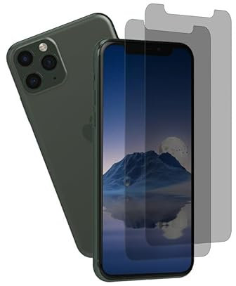 Wondoner [2 Stück] Displayschutz für iPhone X Blickschutz, Anti Spy Schutzfolie iPhone XS Privacy Displayschutz, 9H Härte, Berührungsempfindlich, Ultra-klar für iPhone X/XS/11 Pro Panzerglas